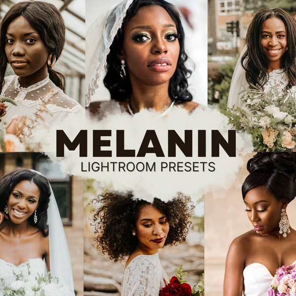 10+ Melanin Presets, Black Girl Presets, Instagram Influencer Presets, Lightroom Mobile Desktop Preset, Dark Skin Tone Presets, VSCO Presets