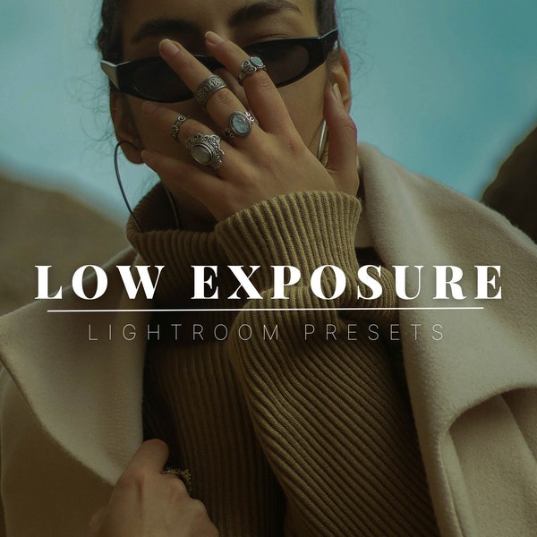 10 Exposure Preset , Low Exposure Mobile Lightroom Presets, Low Exposure Lightroom, Minimal Preset, No filters Preset