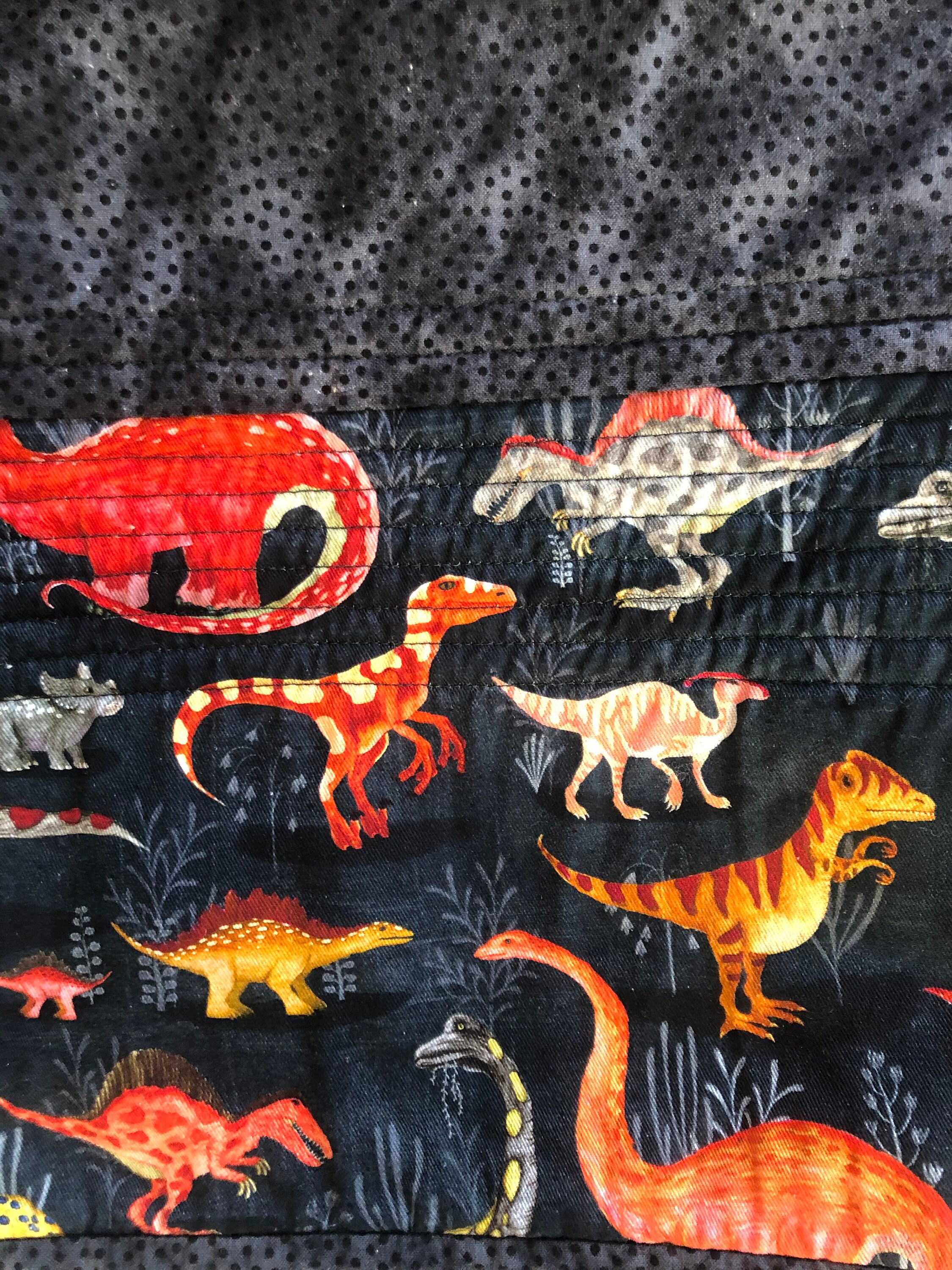 Personalized Autism Dinosaur Quilt Blanket QFND6060201 main image 1