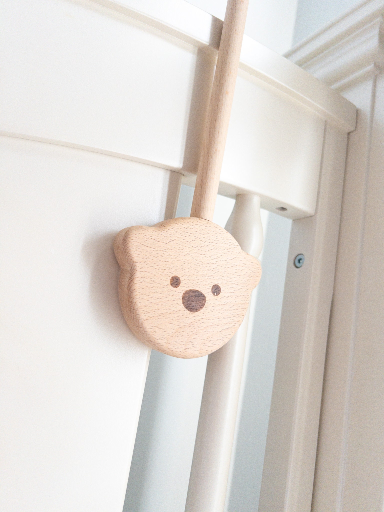 Wooden Baby Mobile Hanger Eco Natural Baby Mobile Arm Cot Wooden Mobile