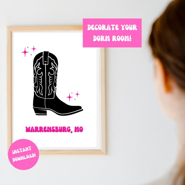 College Wall Art Etsy