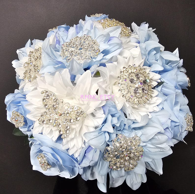 Baby Blue BOUQUET Quinceanera Ramo - Etsy