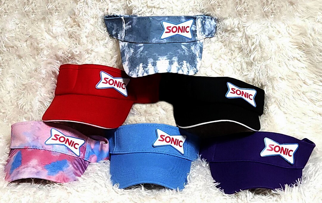 Sonic Visor Hats Etsy