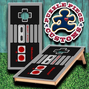 Laminated Game Controller Cornhole Wrap Set