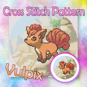 Vulpix Cross Stitch Pattern - Instant Download PDF!