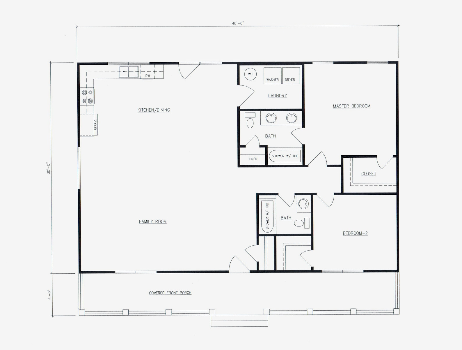 Simple Little 2 Bedroom 2 Bath Cabin 1380 Square Feet With Open Floor simple-little-2-bedroom-2-bath-cabin-1380-square-feet-with-open-floor