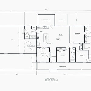 Simple 3 bedroom 2 bath house plan floor plan. Farmhouse. Great layout 2000 sq ft. Large garage, kitchen and dining. The Scott house.