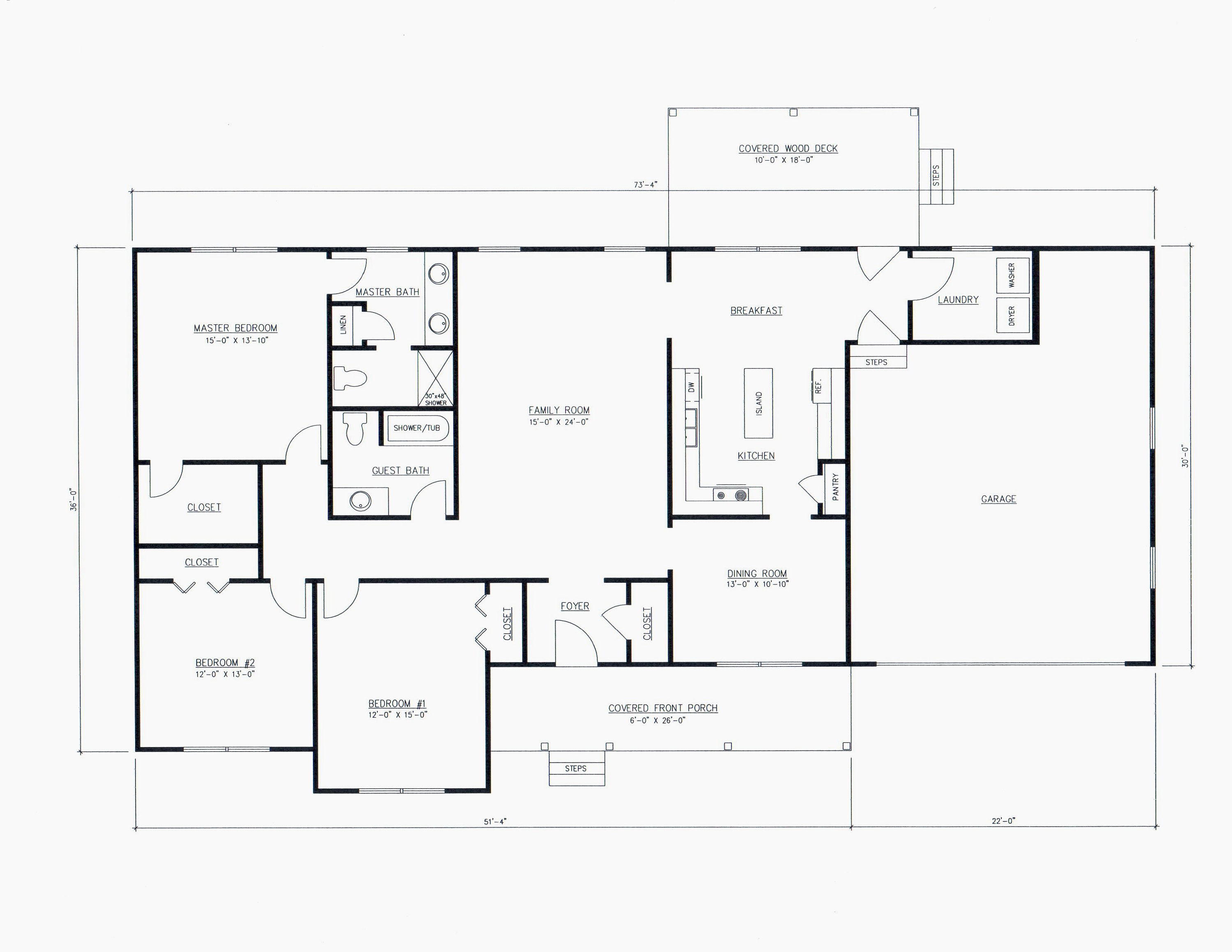 Stonebrook2 House Simple 3 Bedrooms And 2 Bath Floor Plan 1800 Sq Ft 