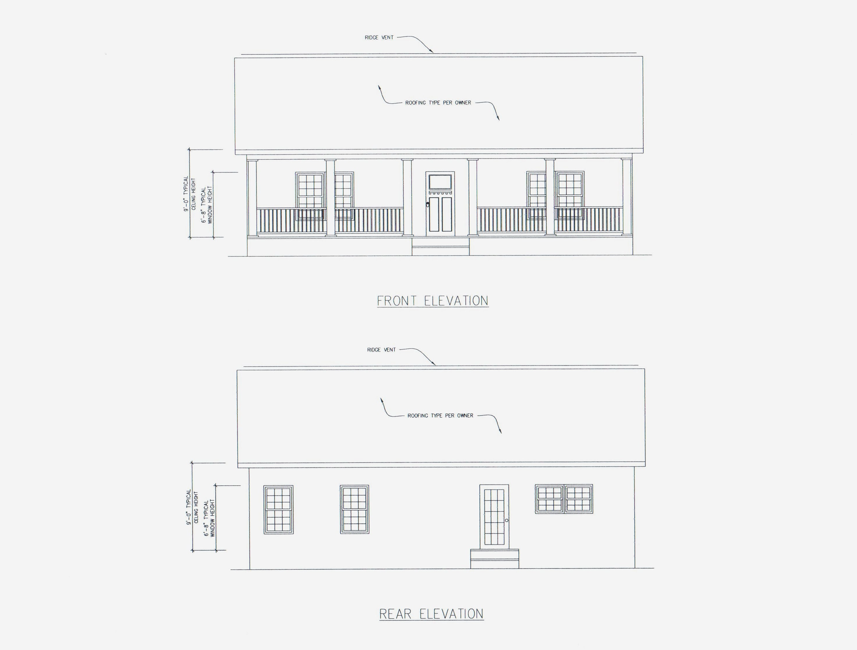 Simple 2 Bedroom 1 1/2 Bath Cabin. 1200 Sq Ft. Open Floor Plan With ...