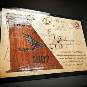 Military Aircraft Tail Flash Plaque