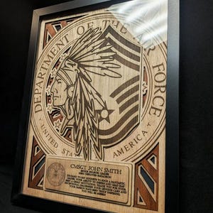 Air Force Frame - Etsy