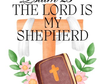Psalm 23 Bible Lesson for Church or School