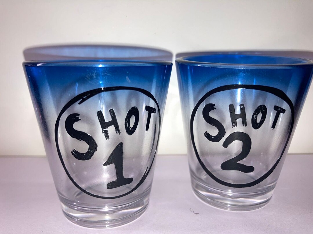 Shot 1 Shot 2 Shot Glasses Etsy