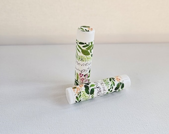 Raw Beeswax Honey Chapstick