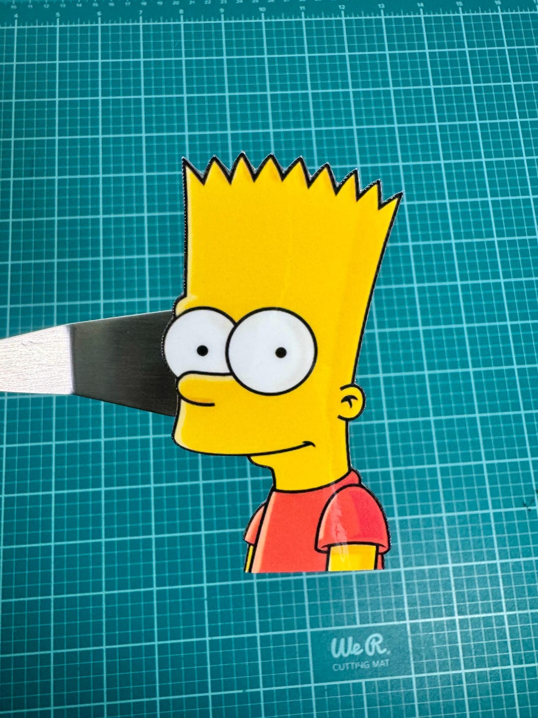 Bart Simpson Sticker, Size 4 Inches, Vinyl, Water Resistant - Etsy