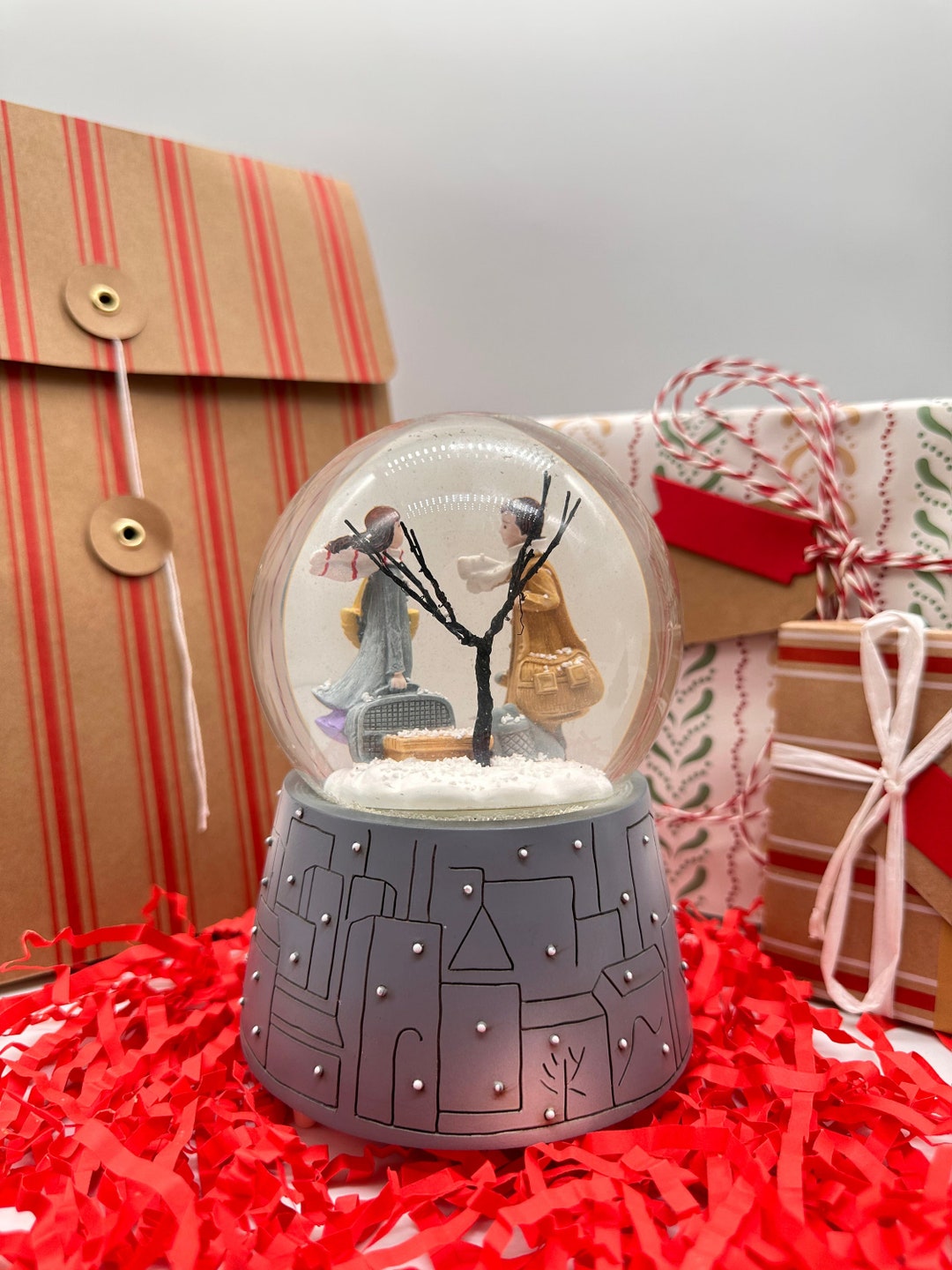 Snow Globe Winter Snow Globe Snow Globe Ornament Snow Etsy Canada