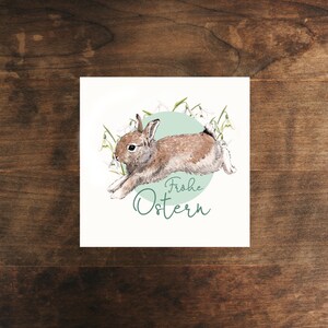 Osterkarte Hase