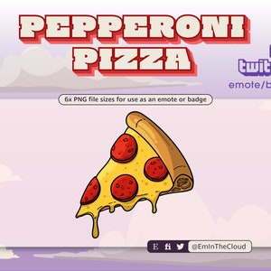 Pepperoni Pizza Twitch Emote