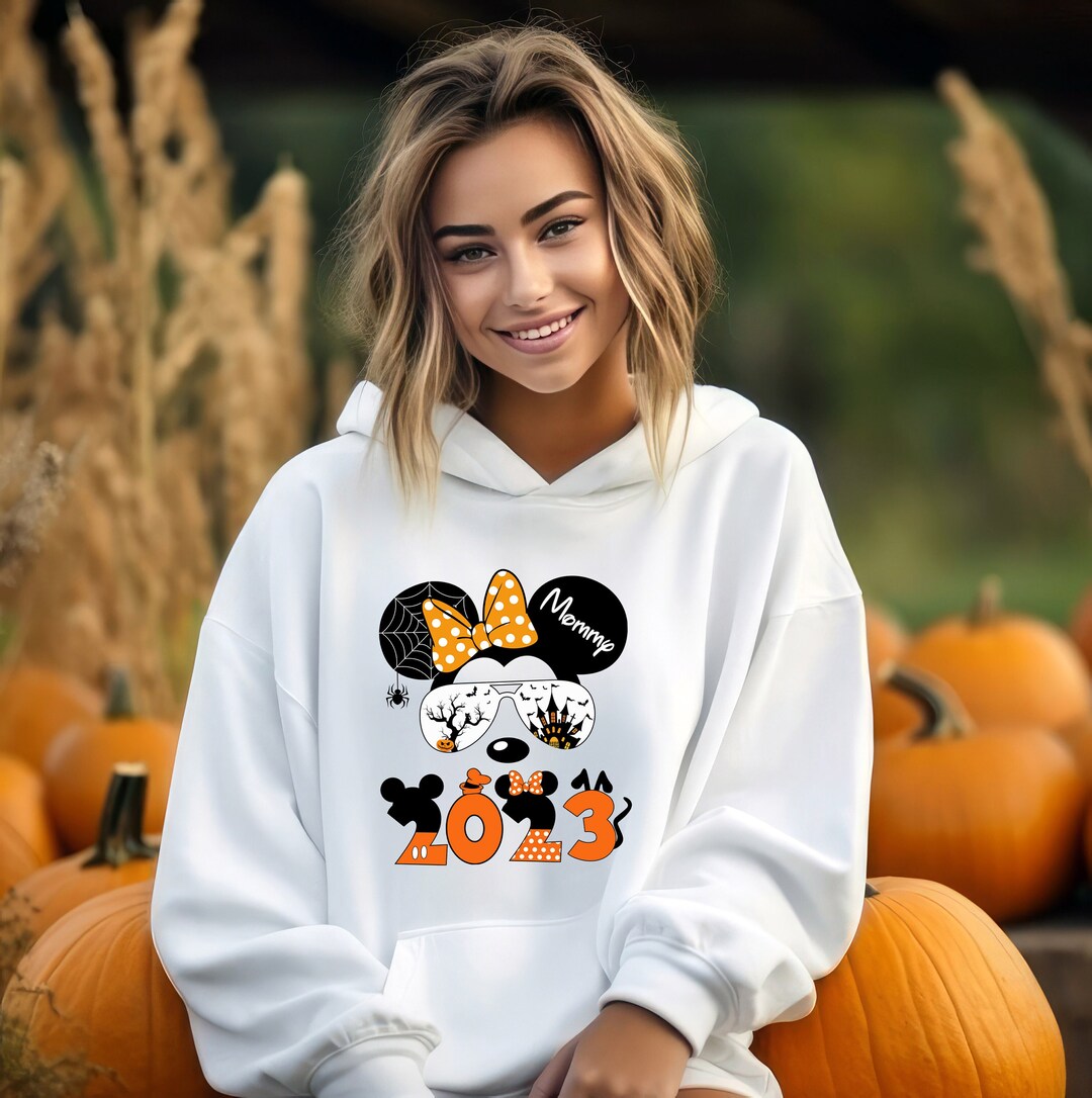 Disney Halloween Hoodie Cute Halloween Sweatshirt Halloween Etsy