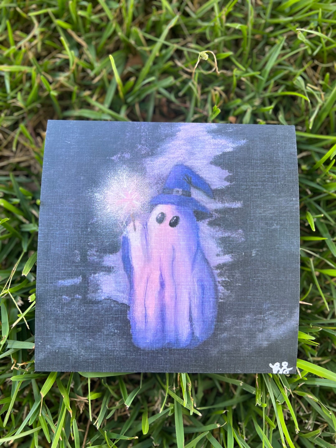 HALLOWEEN GHOST PRINT Witchy Sparkle Etsy