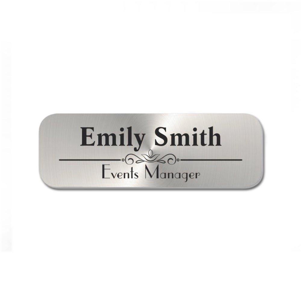 Work Name Tag Company Name Badges Employee Name Tags Conference Name Tags - Etsy
