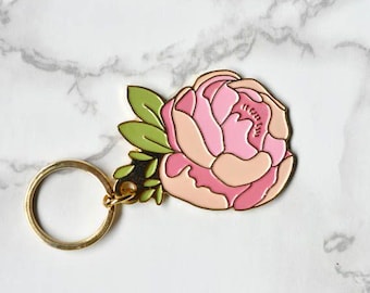 Custom Hard Enamel Keychain: Personalized Brass Metal Keychain
