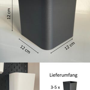 Plant Wall IKEA Skadis | Large Pots 12 cm for Real Plants | Vertical Garden Wall Decor image 13