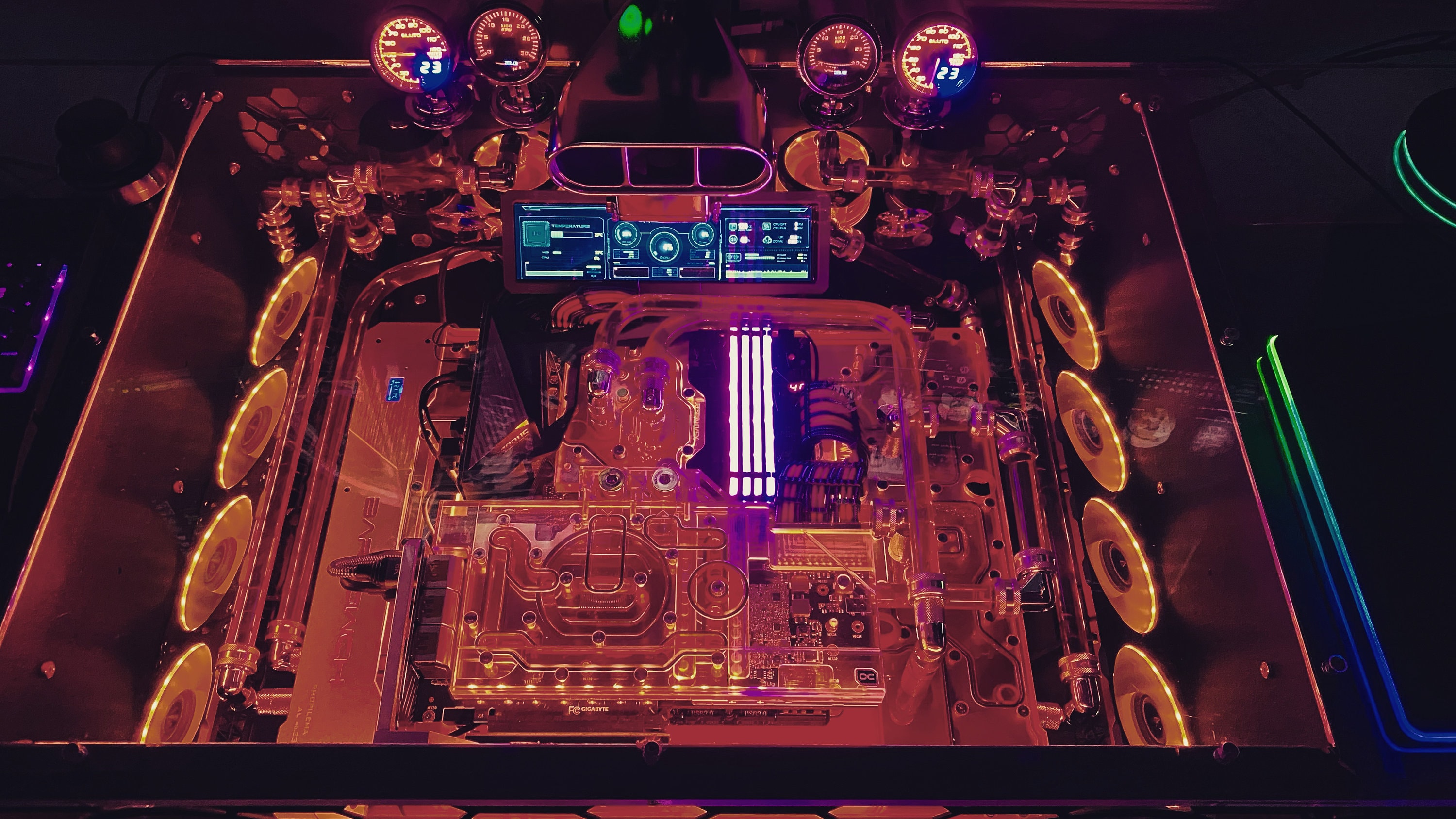 Custom Computer Built Into Desk - Etsy Denmark