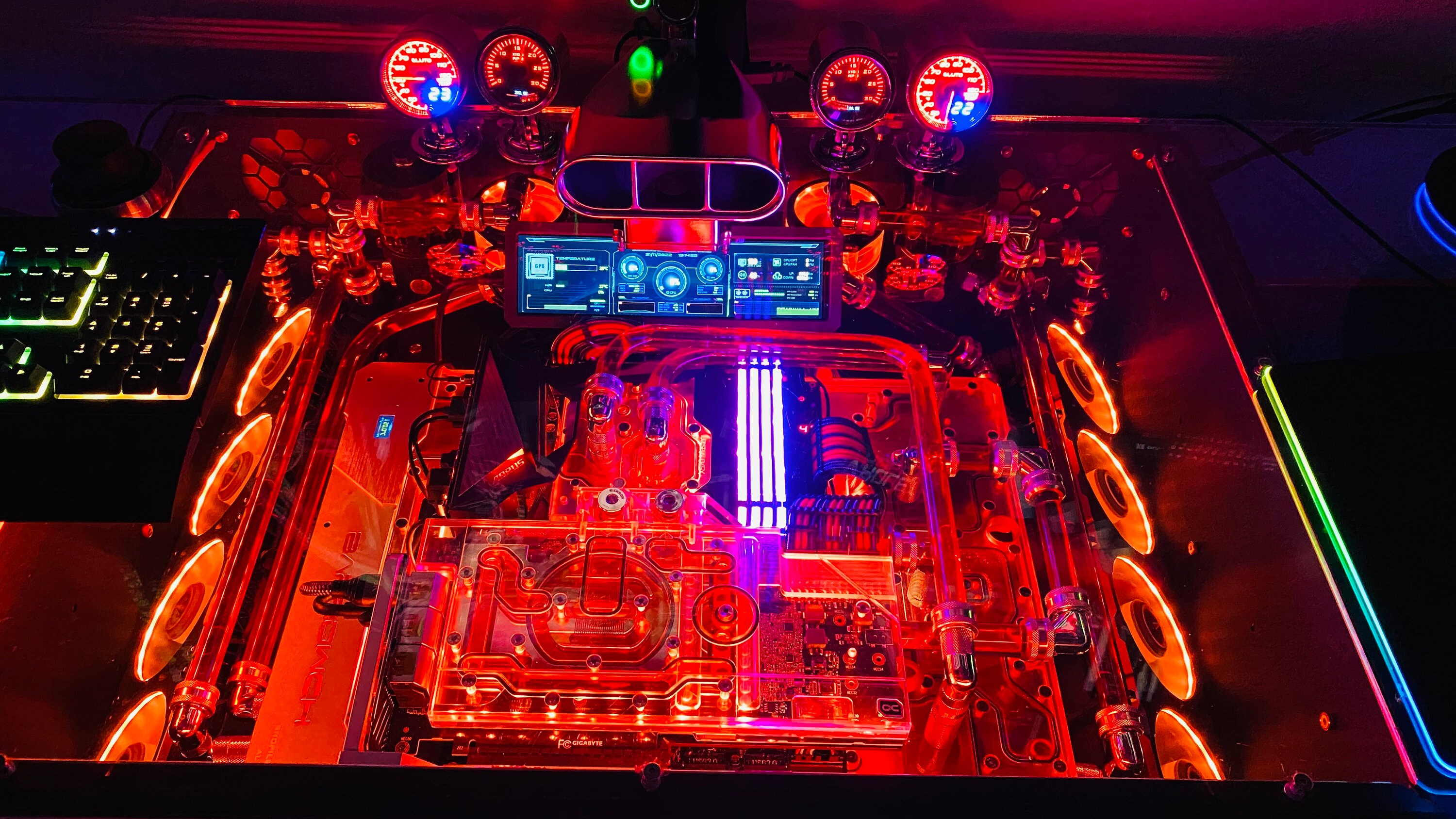 Custom Computer Built Into Desk Etsy Custom Computer Built Into Desk Etsy