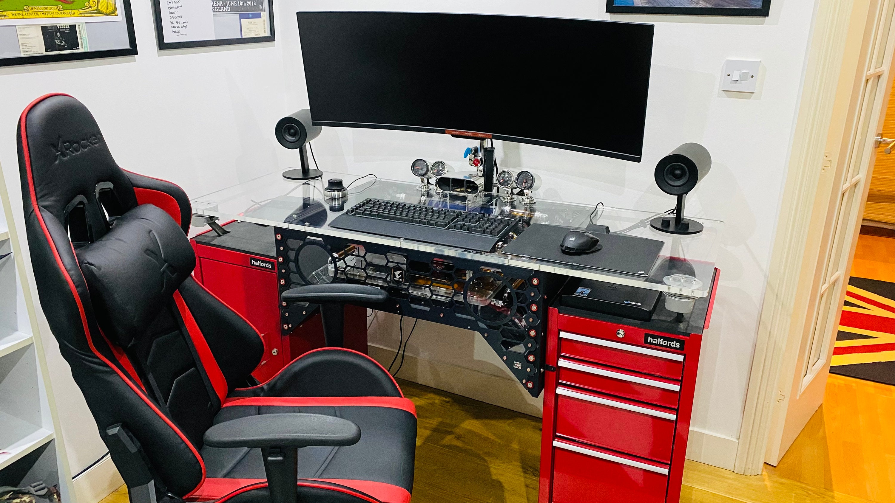 Custom Computer Built Into Desk Etsy Denmark Custom Computer Built Into Desk Etsy Denmark