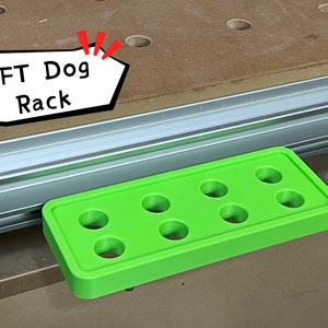ExactRack Festool MFT/3 Table Accessories Small Tray for Bench Dogs  (T-Track/8020 Extrusion Version Available)