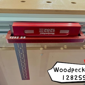 ExactRack Woodpeckers 1282 Stainless Steel Square Rack on Festool MFT/3 Table (T-Track/8080 Extrusion Version Also Available)