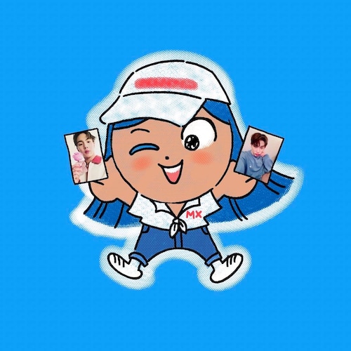 Monmungchi X Name Tag Stickers (monsta X Character) - Etsy