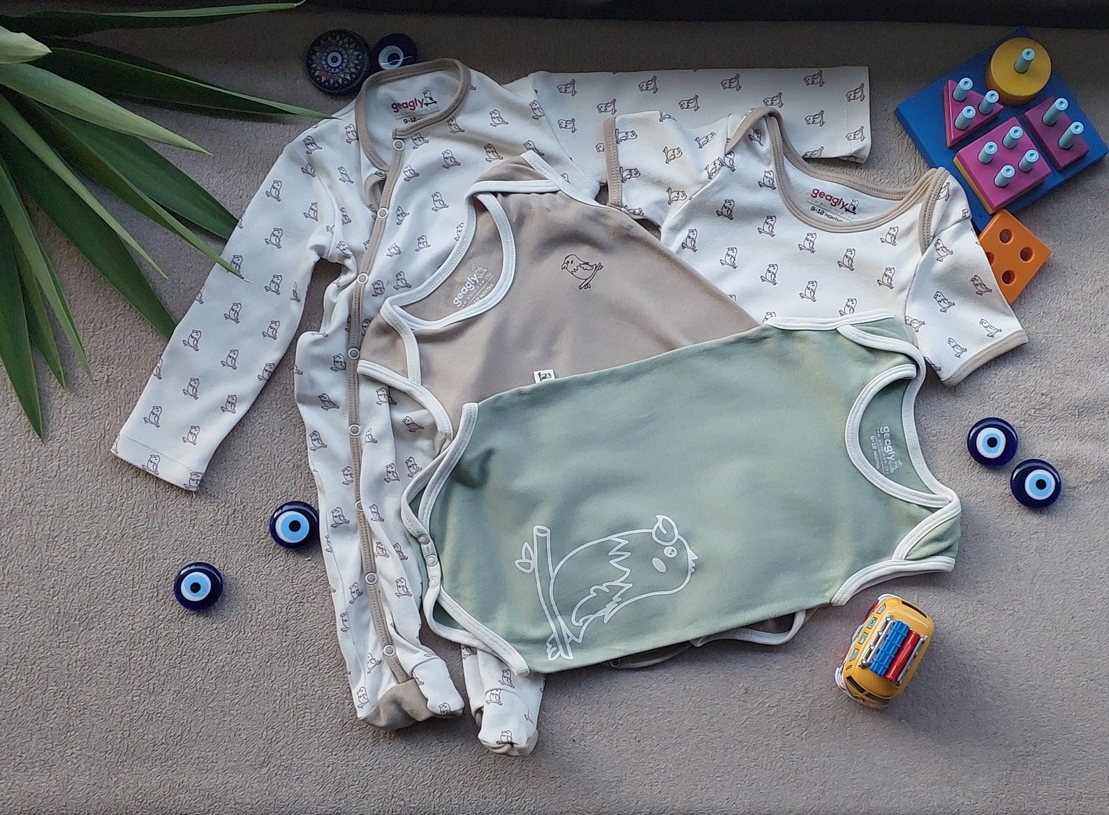 03 Months Organic Cotton Newborn Clothing Set Organic Baby Clothes