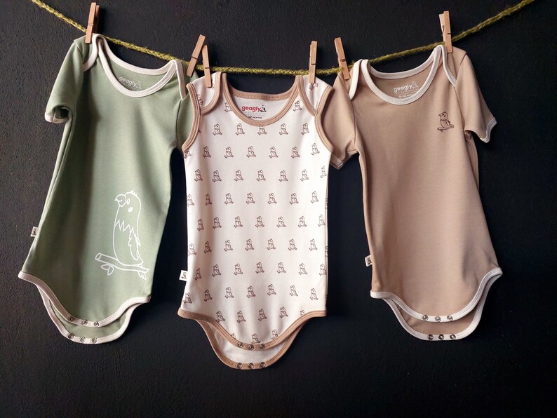 3 Pack Organic Baby Onesies Organic Baby Clothes Organic Baby Clothing