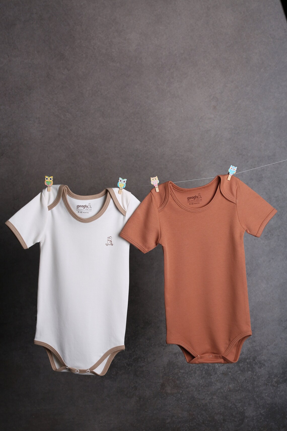 2 Pack 100 Organic Cotton Baby Onesies Organic Baby Clothes Organic