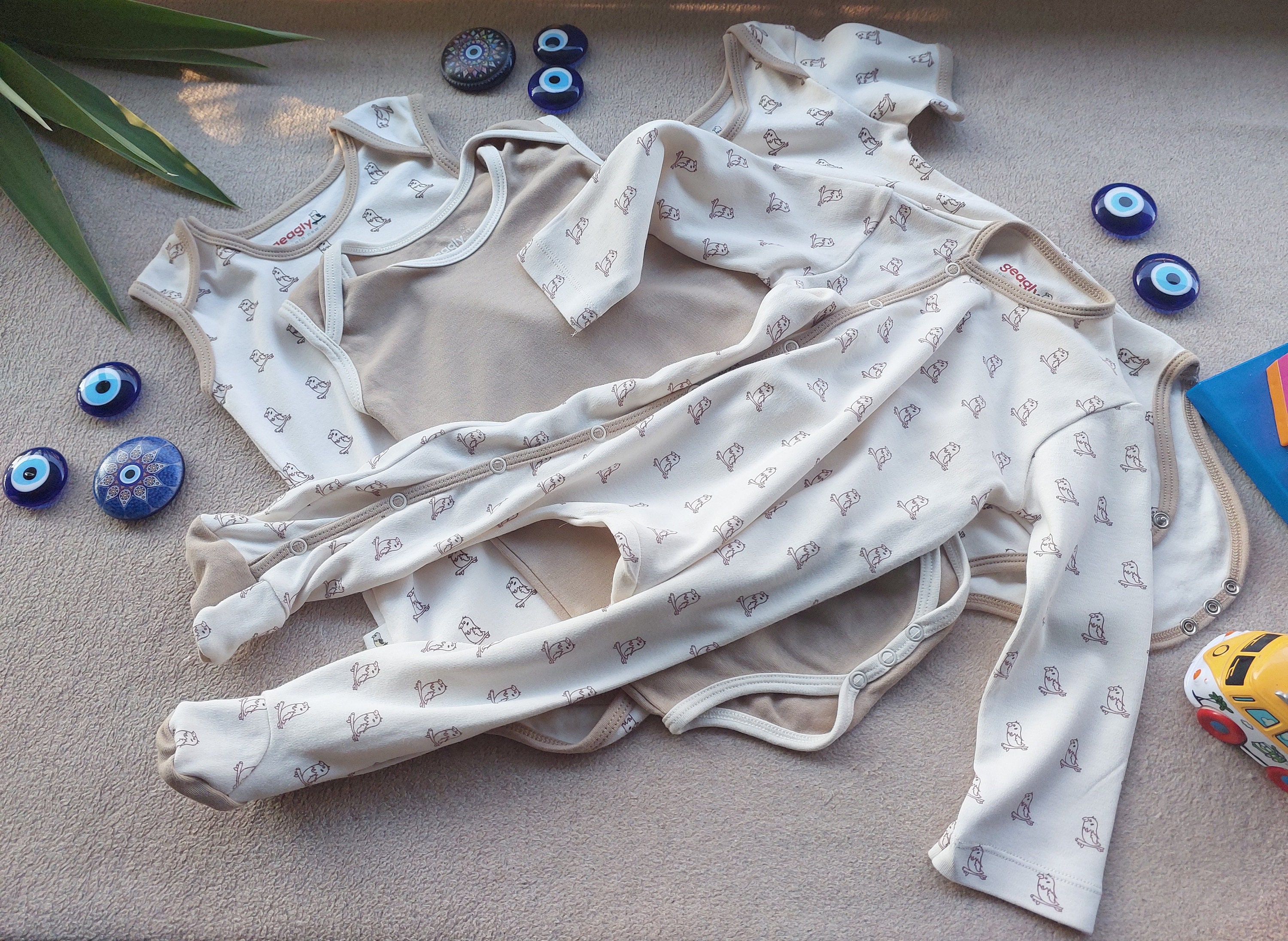 03 Months Organic Cotton Newborn Clothing Set Organic Baby Clothes