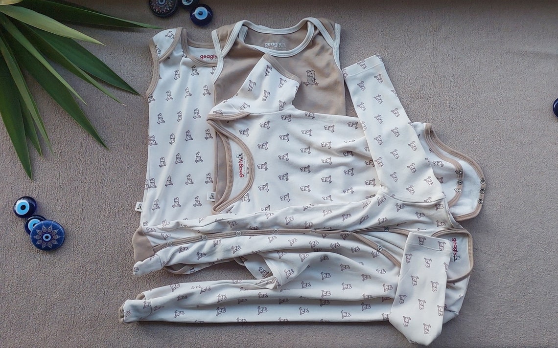 03 Months Organic Cotton Newborn Clothing Set Organic Baby Clothes