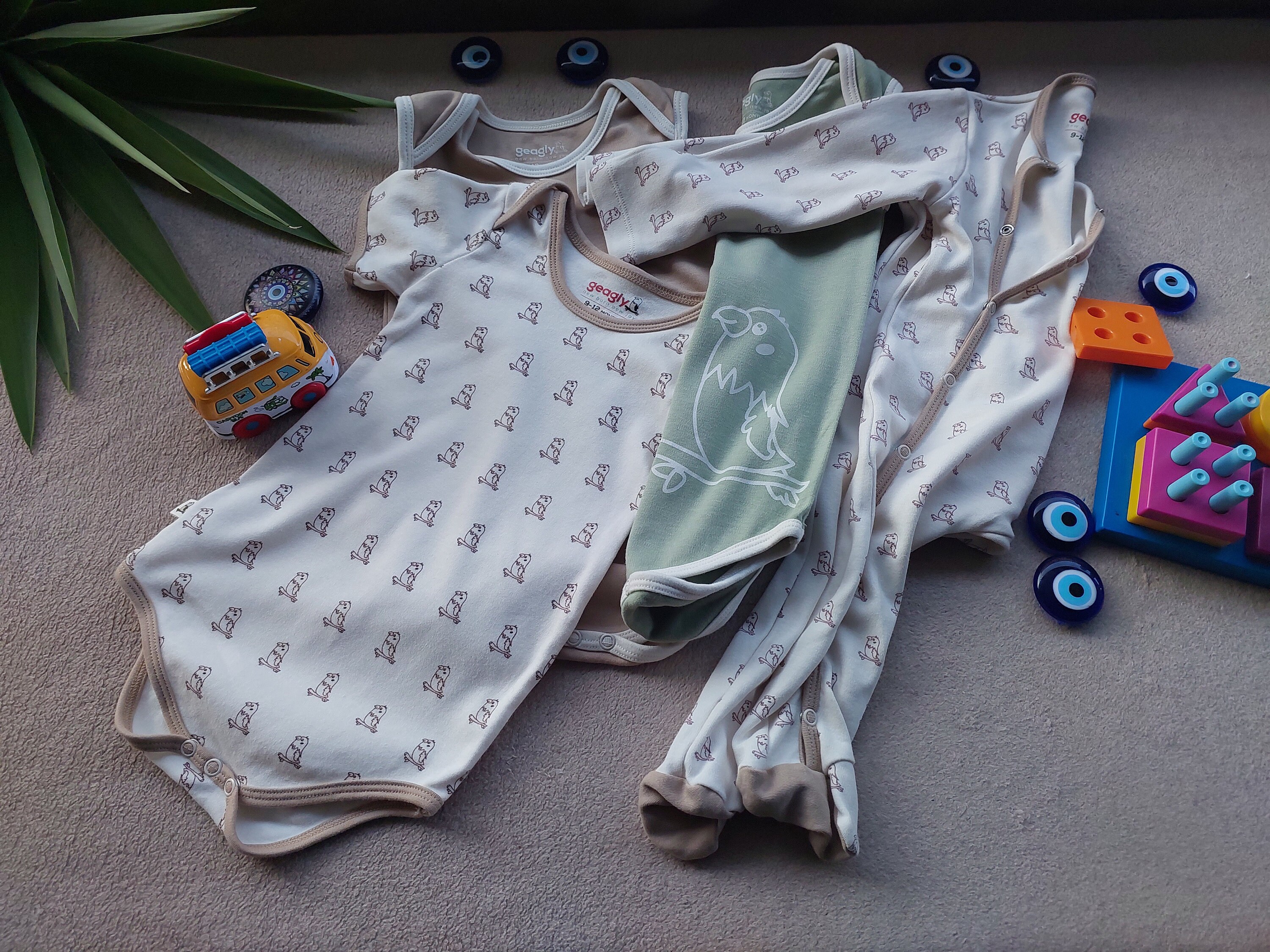 03 Months Organic Cotton Newborn Clothing Set Organic Baby Clothes