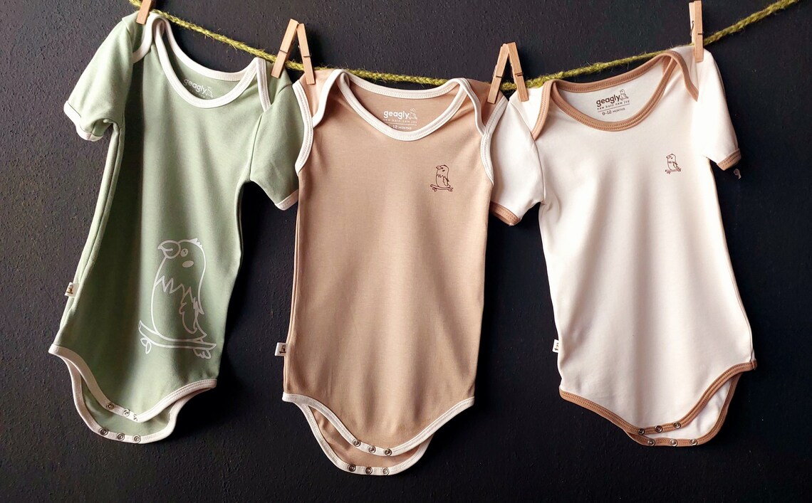 3 Pack Organic Baby Onesies Organic Baby Clothes Organic Baby Clothing