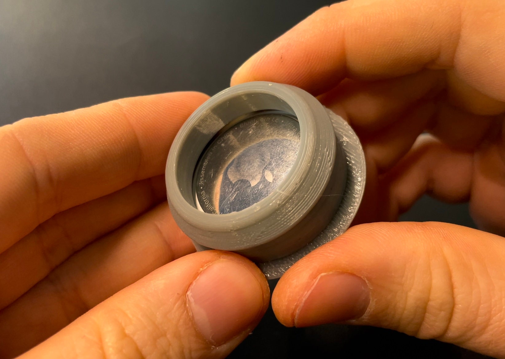 Mountainbike Fork AirTag Holder Hidden Etsy