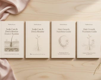 Paquete integral para la restauración capilar / Crecimiento natural, recuperación posparto, desintoxicación del cuero cabelludo (conjunto de libros electrónicos)