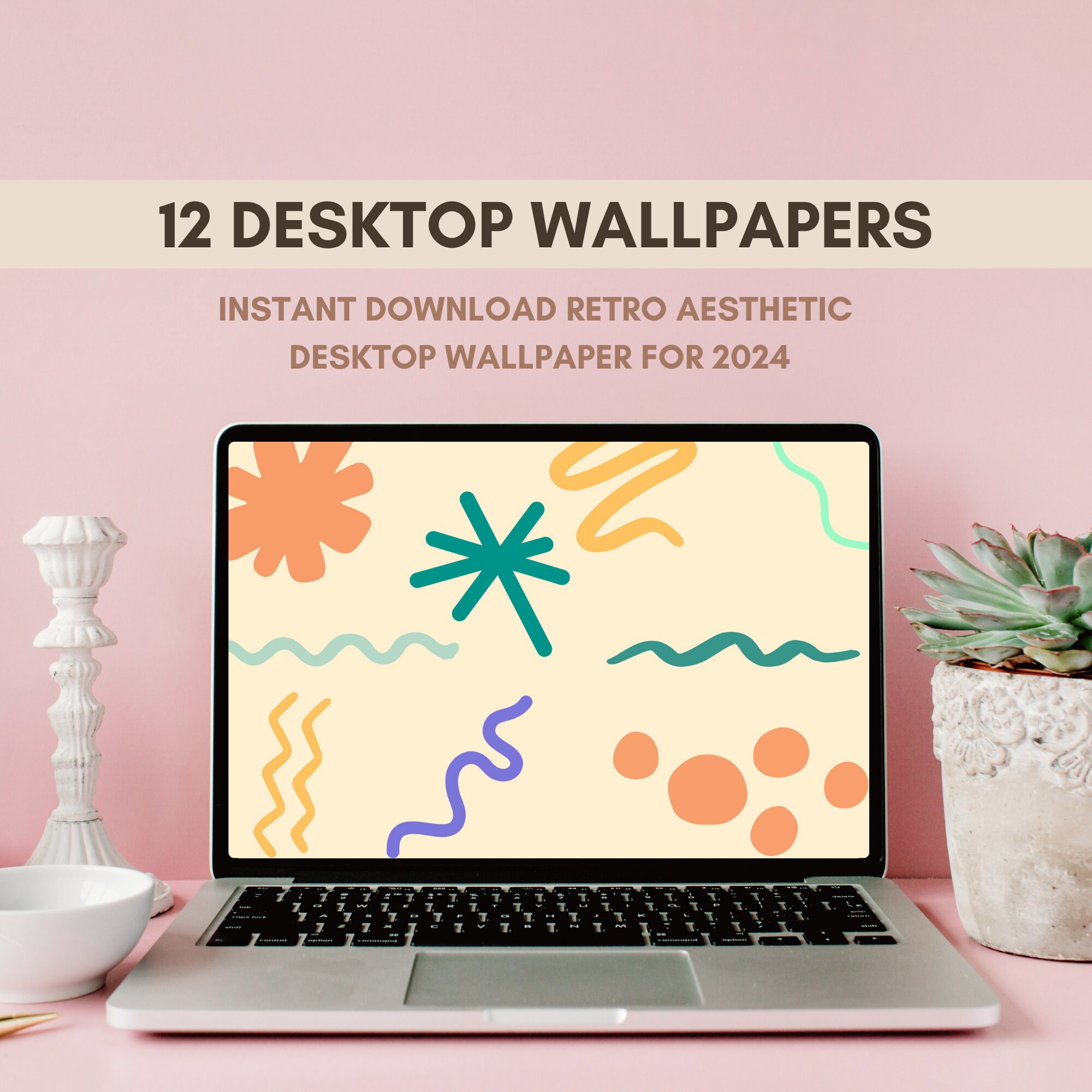 Retro Aesthetic Wallpaper, Minimalist Wallpaper, Aesthetic Desktop