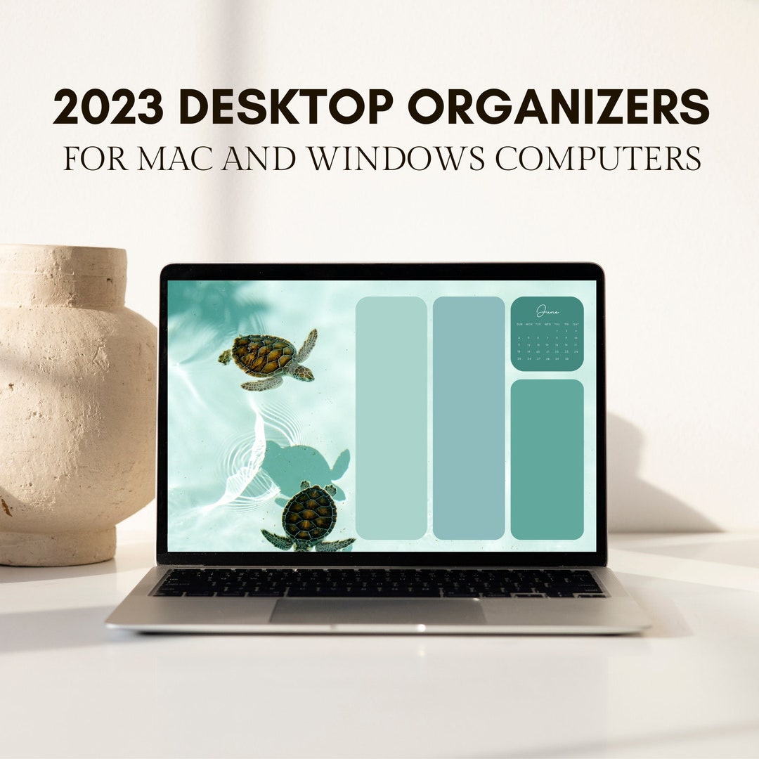 2023 Desktop Wallpaper, 2023 Organizer With Calendar, Mac Windows ...