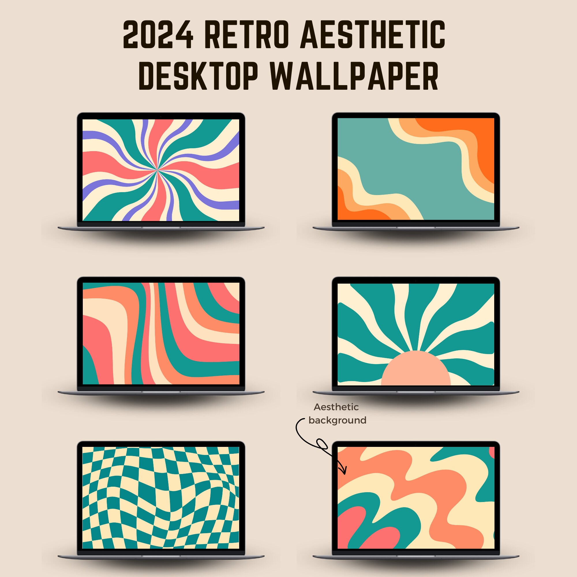 Retro Aesthetic Wallpaper, Minimalist Wallpaper, Aesthetic Desktop