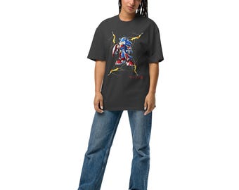 Retro Anime Oversized T-Shirt: Gaming Tribute Streetwear