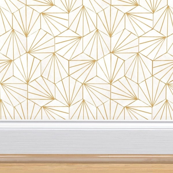 Gold Removable Wallpaper - Etsy