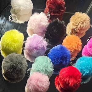 10pcs DIY Faux Fur PomPom Fluffy Soft Plush Pom Poms Ball 15mm