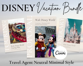 WDW Vacation Itinerary Template: Travel Agent Planner (Digital Download)