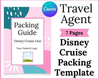 DCL Packing Guide Template for Travel Agents (Canva, 7 Pages)